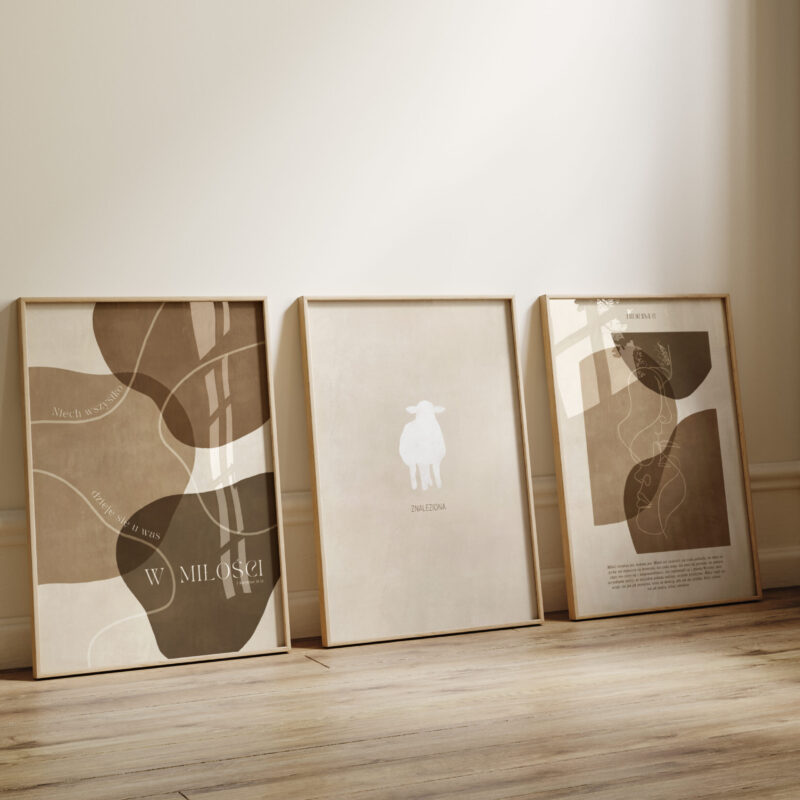 “MIŁOŚĆ”- ZESTAW BEŻOWY